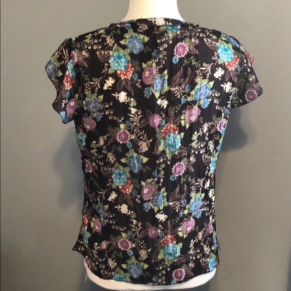 Worthington Romantic Floral Blouse - Picture 4 of 5
